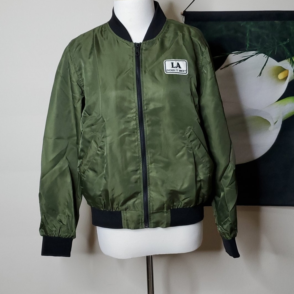 Forever21 Retro Style Bomber Jacket